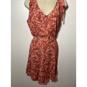 Max Women's Floral Skirt Set Size Large V‎ Neck